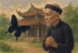 Cụ Vấn về chầu trời: Con bướm và hồn làng