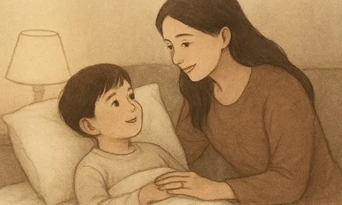 Khi những câu hỏi nhỏ gieo mầm yêu thương: 10 phút trước giấc ngủ của con