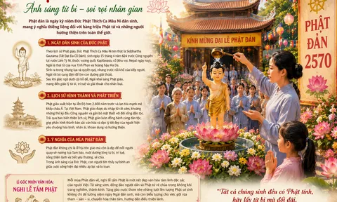 Mùa Phật Đản - ánh sáng từ bi soi rọi nhân gian