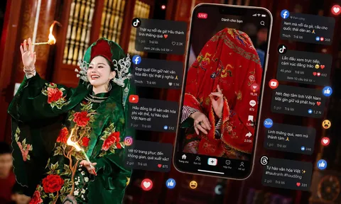 Nghi lễ hầu đồng bước vào không gian mạng