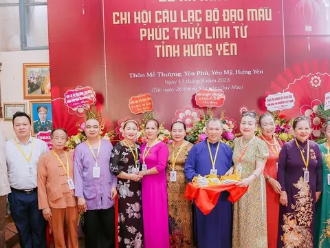 Chi hội Câu lạc bộ Đạo Mẫu Phúc Thủy Linh Từ - Mô hình quản lý cộng đồng tín ngưỡng hiệu quả