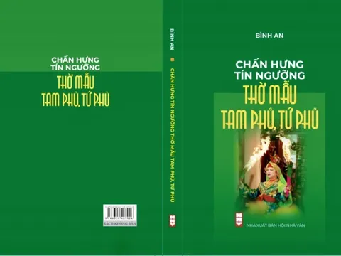 Lời cảm ơn cố vấn nội dung cuốn sách “Chấn hưng tín ngưỡng thờ Mẫu Tam phủ, Tứ phủ”