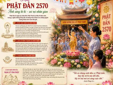 Mùa Phật Đản - ánh sáng từ bi soi rọi nhân gian