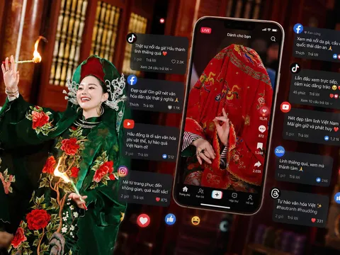 Nghi lễ hầu đồng bước vào không gian mạng