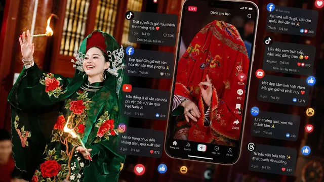 Nghi lễ hầu đồng bước vào không gian mạng